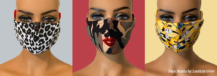 Fashion Face Masks by Louticia Grier