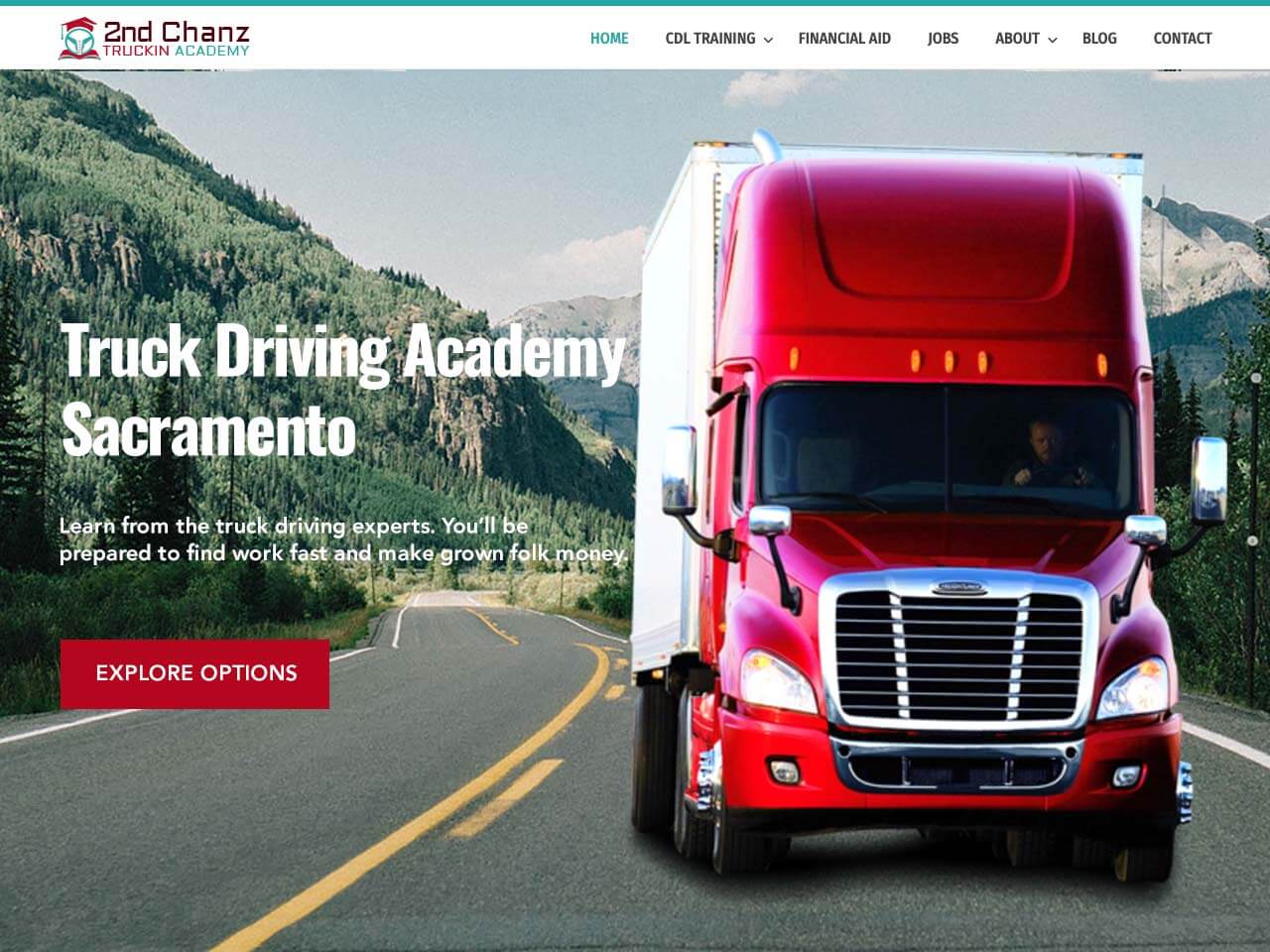 Trucking Company Website Design | Envisager Studio