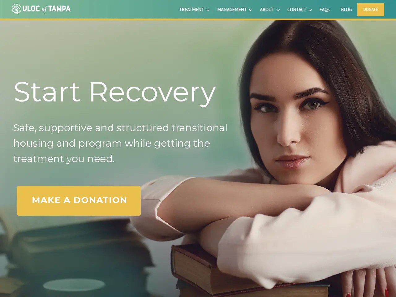 Alcohol Recovery Program Website design by Envisager Studio
